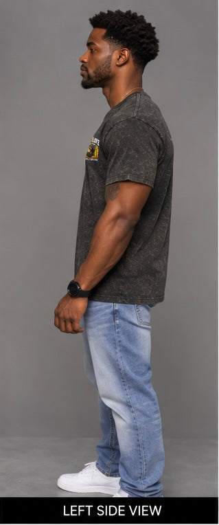 INK2LIFE Dream Design Destroy Limits Men’s Gray Tee