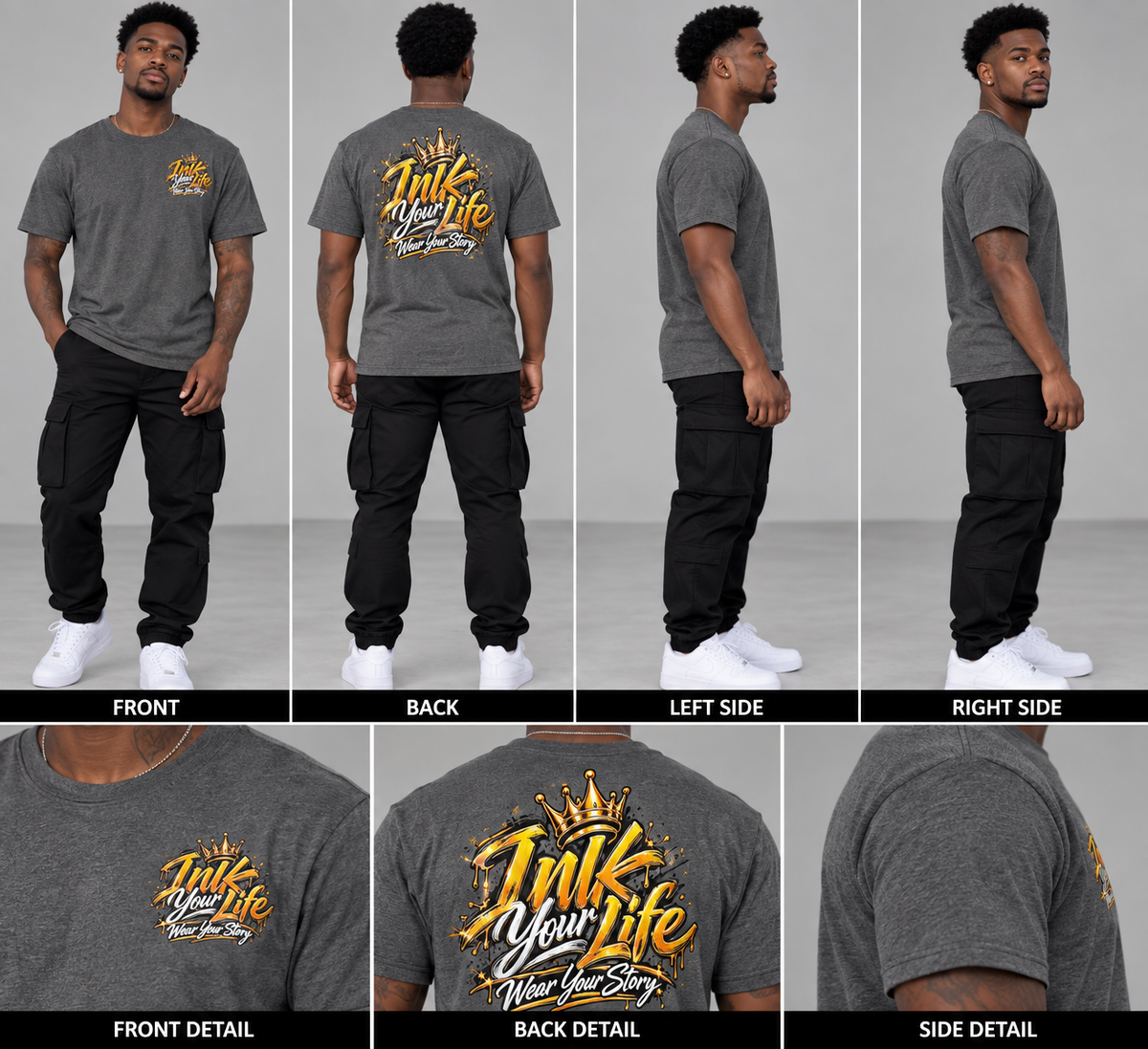 INK2LIFE Ink Your Life Men’s Graphic Tee