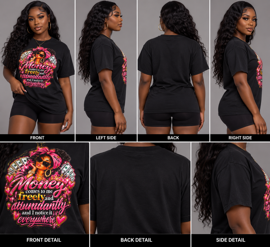 INK2LIFE Money Comes to Me Women’s T-Shirt