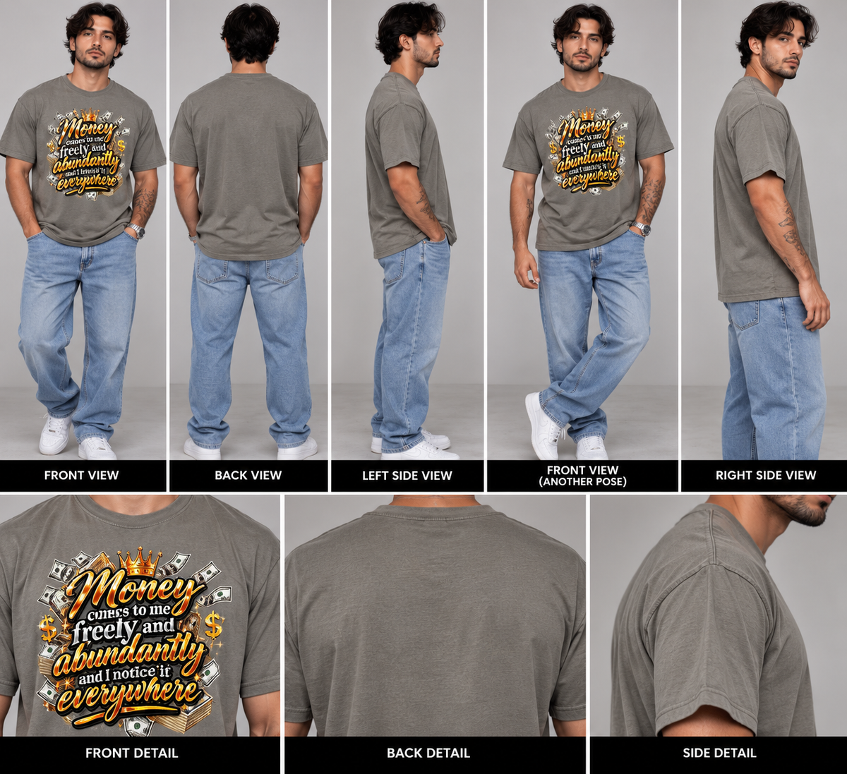 INK2LIFE Money Comes to Me Graphic Tee