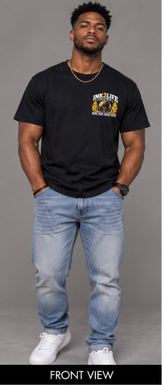 INK2LIFE Dream Design Destroy Limits Men’s Gray Tee