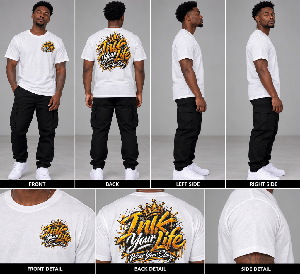 INK2LIFE Ink Your Life Men’s Graphic Tee