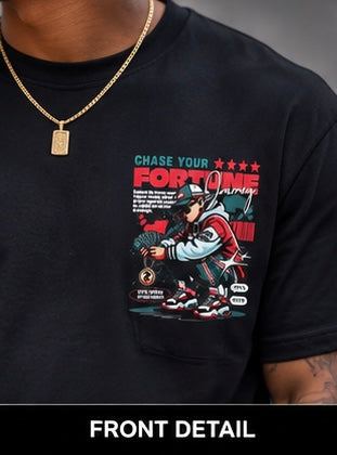 INK2life Chase Your Fortune Graphic T-Shirt