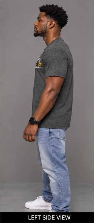 INK2LIFE Dream Design Destroy Limits Men’s Gray Tee