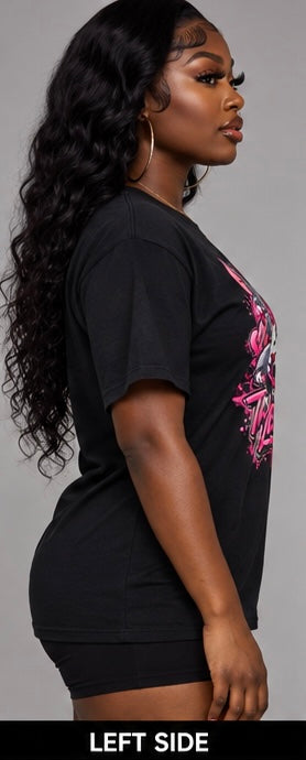 Ink2life woman Tom and Jerry inspired graphic street wear T-Shirt