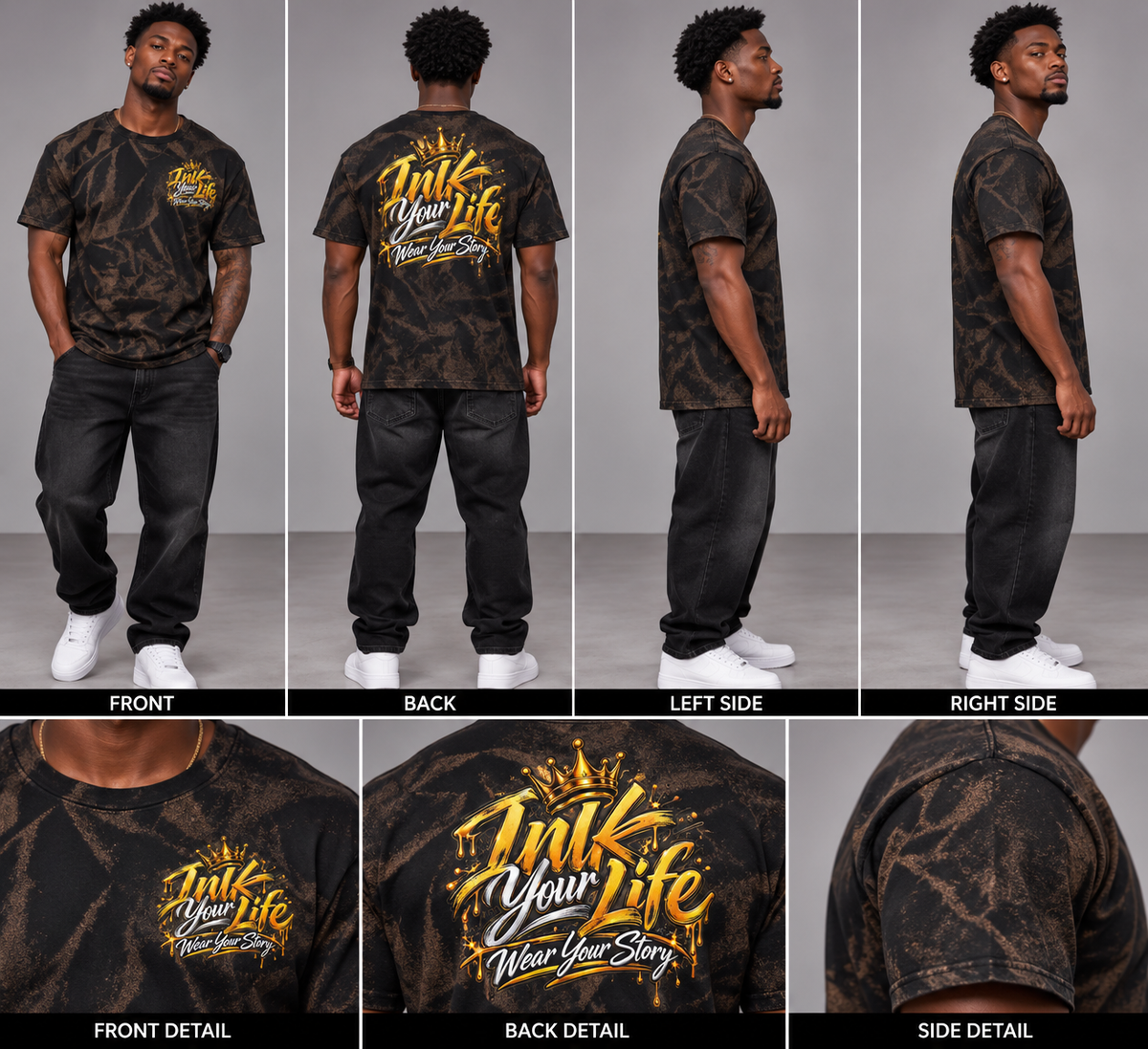 INK2LIFE Ink Your Life Men’s Graphic Tee