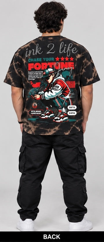 INK2life Chase Your Fortune Graphic T-Shirt