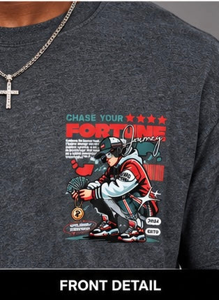 INK2life Chase Your Fortune Graphic T-Shirt