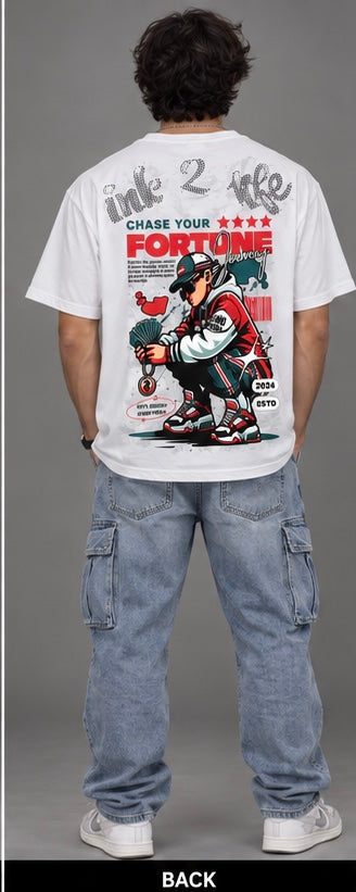 INK2life Chase Your Fortune Graphic T-Shirt