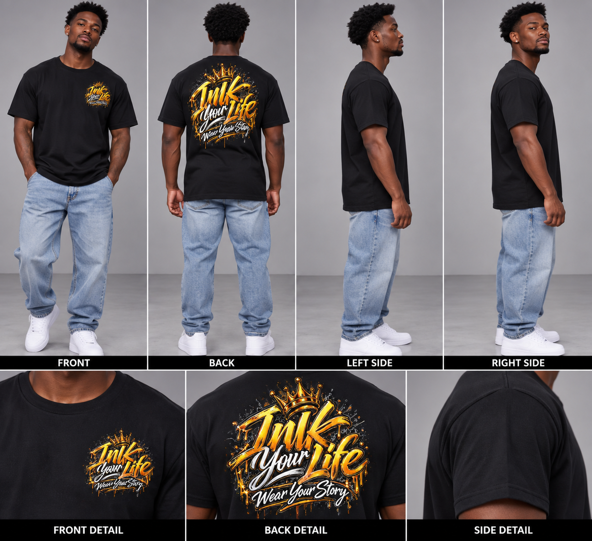 INK2LIFE Ink Your Life Men’s Graphic Tee