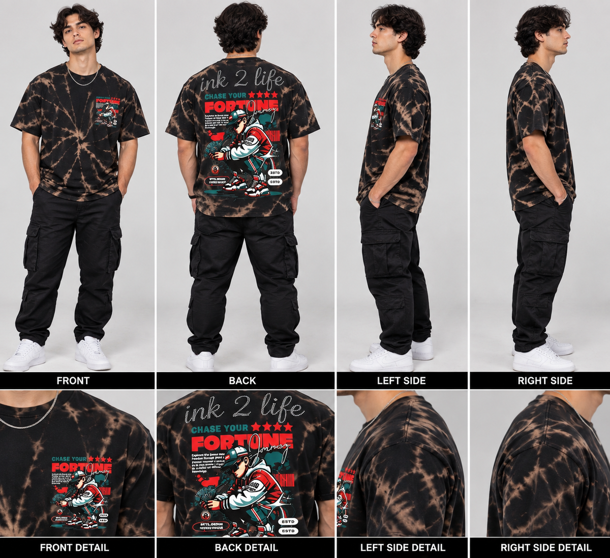 INK2life Chase Your Fortune Graphic T-Shirt