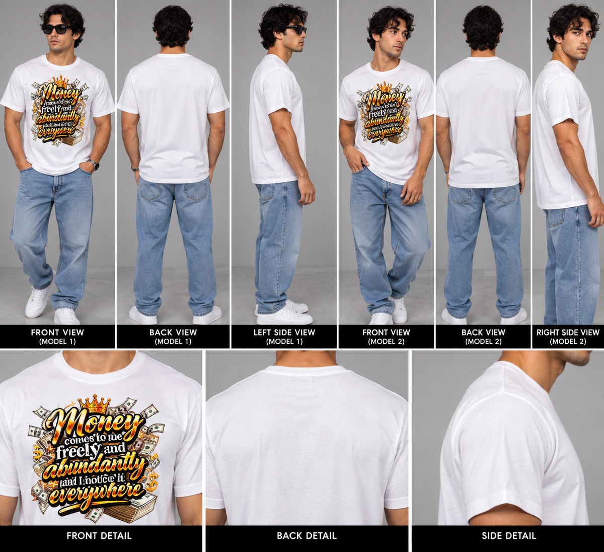 INK2LIFE Money Comes to Me Graphic Tee