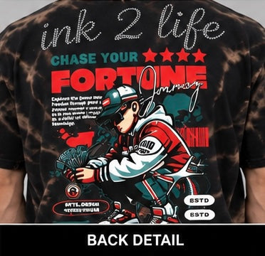 INK2life Chase Your Fortune Graphic T-Shirt