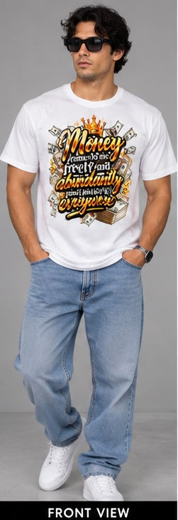 INK2LIFE Money Comes to Me Graphic Tee
