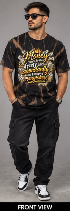 INK2LIFE Money Comes to Me Graphic Tee