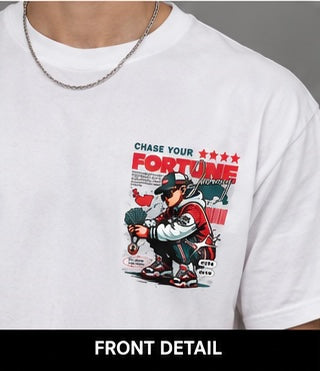 INK2life Chase Your Fortune Graphic T-Shirt