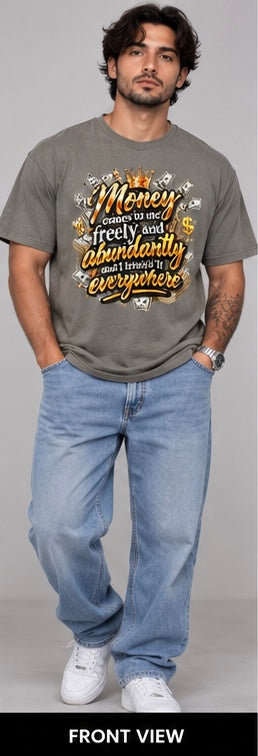 INK2LIFE Money Comes to Me Graphic Tee